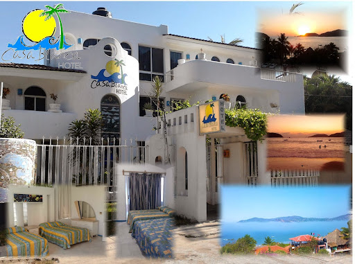 Hotel Casa Blanca Zihuatanejo, Calle 6 lote 34, Playa la Ropa, 40880 Zihuatanejo, Gro., México, Alojamiento en interiores | GRO