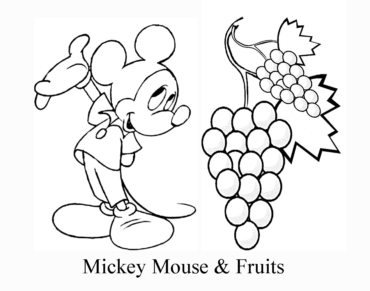 Print Out Coloring Pages Disney