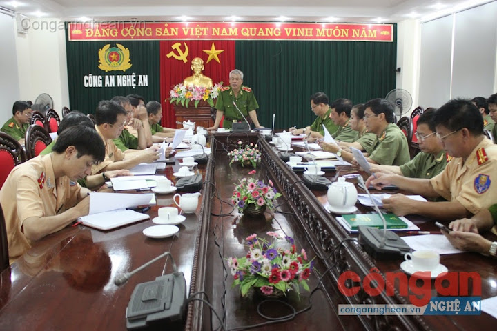 Trung tướng Tô Thường, Tổng Cục trưởng Tổng cục CSQLHC về TTXH kết luận tại buổi kiểm tra