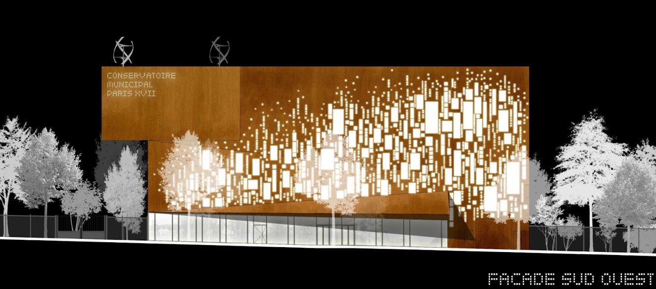 New conservatory Claude Debussy by Basalt Architecture