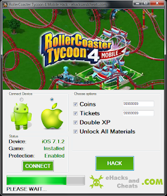 RollerCoaster Tycoon 4 Mobile Hack (Android iOS)