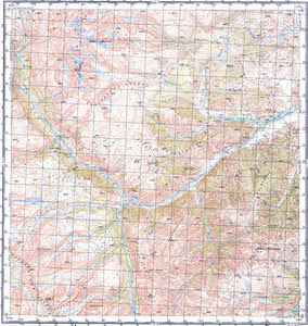 Топографические карты Генштаба России. M-45.