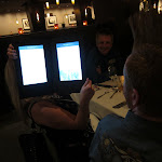 oooo....glowy menu ... not an iPad though, just backlit paper to our disappointment