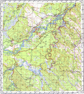Уменьшенное изображение Карта 100k--n47-096