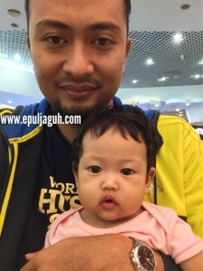 Shafiyah dan papa cara mudah jadikan baby sihat dan berkulit halus