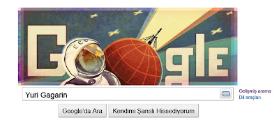 Google Yuri Gagarin Logosu