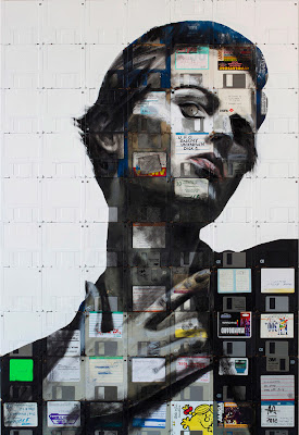 Floppy Disk Portraits by Nick Gentry Seen On www.coolpicturegallery.us Floppy Disk Portraits by Nick Gentry Seen On www.coolpicturegallery.us