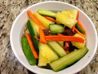 MIL's Pineapple Cucumber Salad