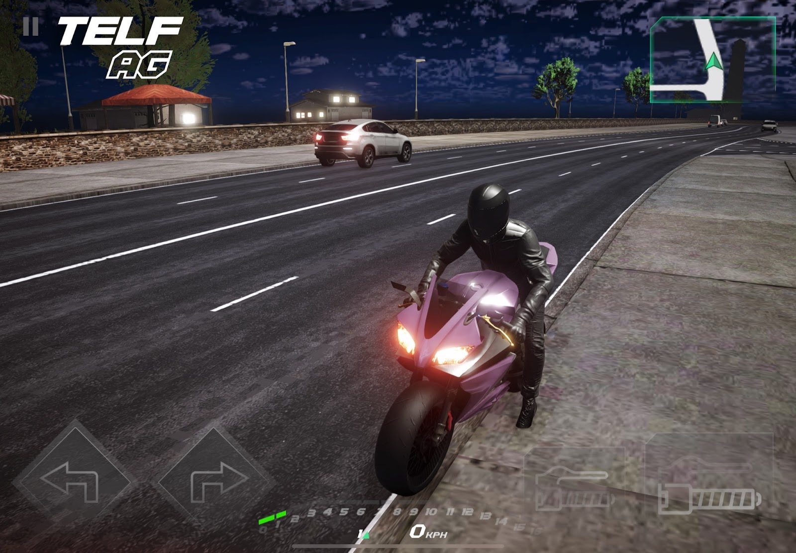 Telf AG racing game on IoS