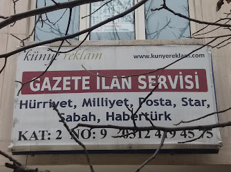 Hürriyet Gazetesi İlan Servisi/Reklam Ajansı Ankara,Antalya,İstanbul,İzmir