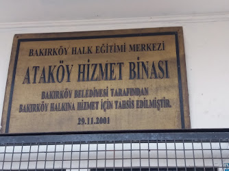 Bakırköy Halk Eğitim Merkezi Ataköy Hizmet Binası