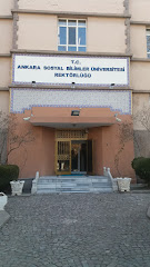 Ankara Sosyal Bilimler Üniversitesi Kütüphanesi