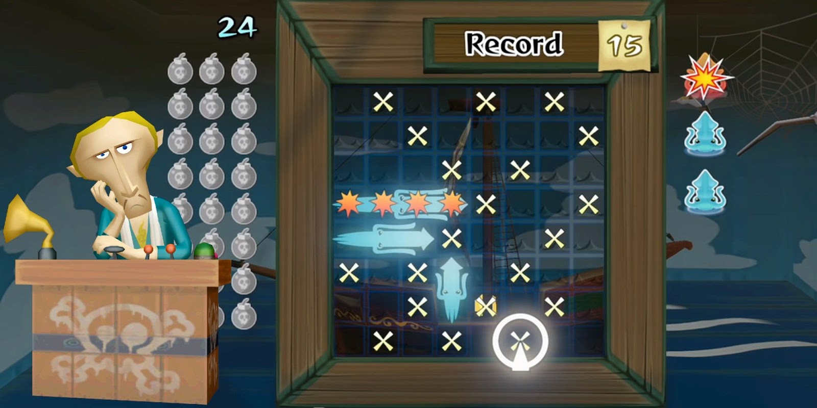 Squid hunt mini game wind waker