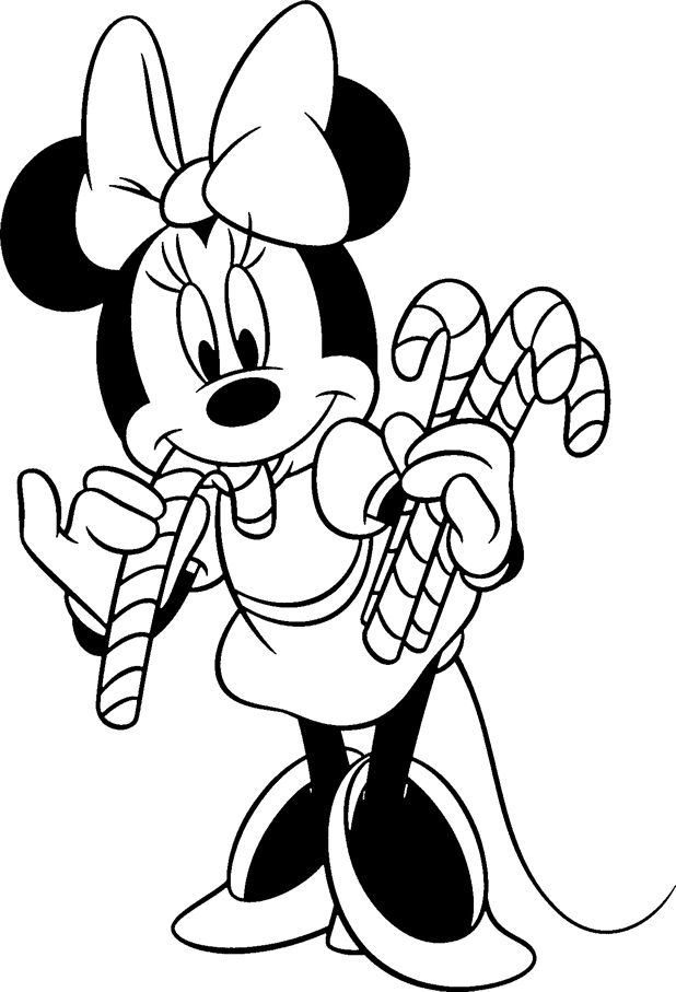 free coloring pages minnie mouse - Free Minnie Mouse Online Coloring Pages