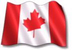 Waving Canada flag