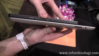 Dimensi ketebalan Blackberry playbook