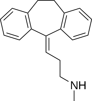 Structure of Nortriptyline Hydrochloride (Pamelor)