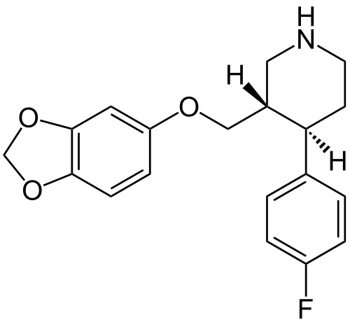 Structure Of  Paroxetine Hydrochloride