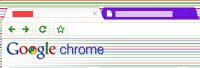 Google Chrome Horizontal Stripe Tema