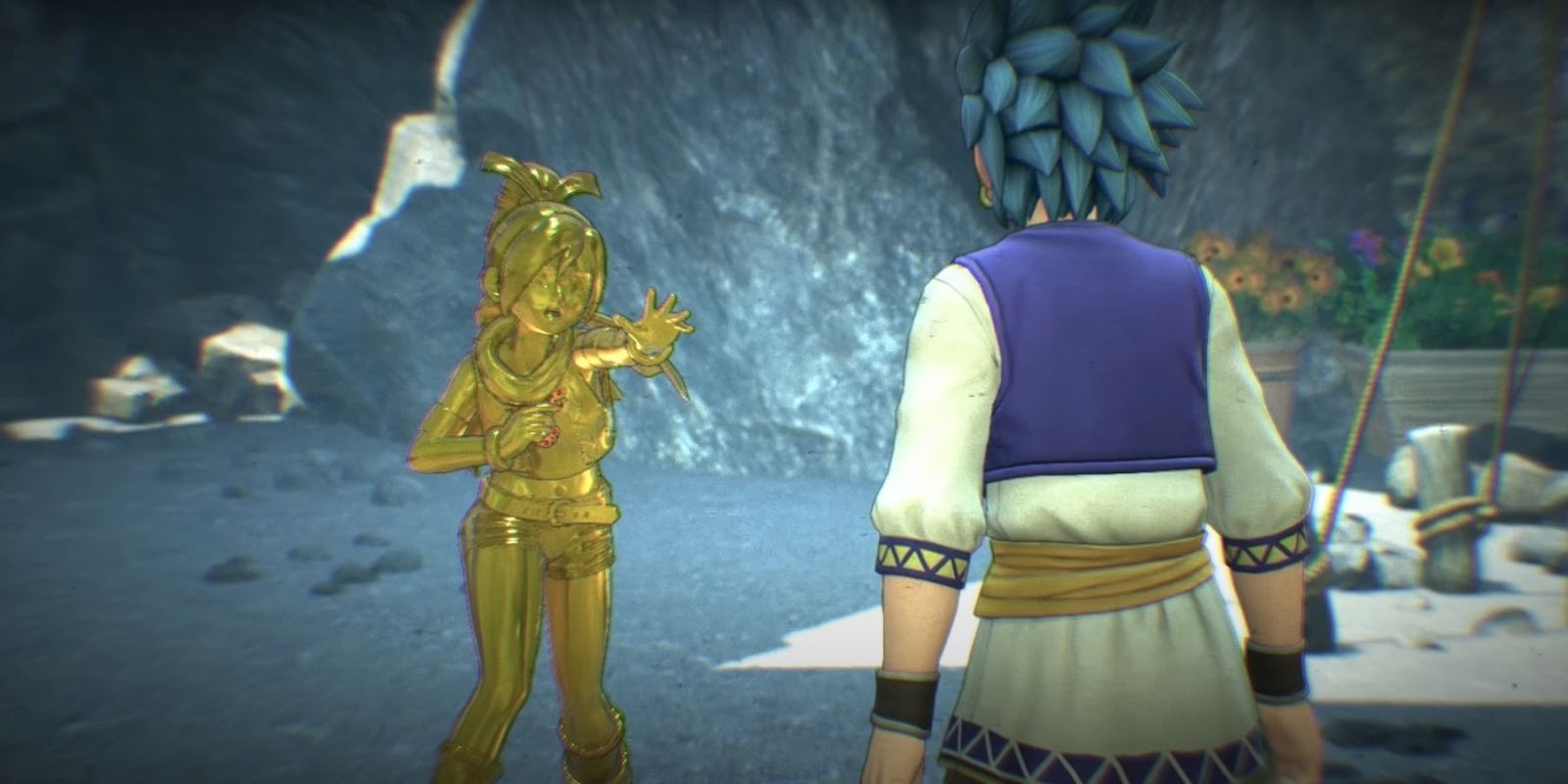 Mia's golden form in Dragon Quest XI