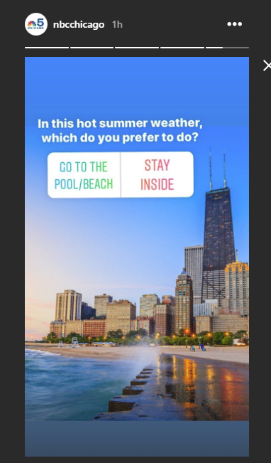 NBC Chicago Instagram Story.