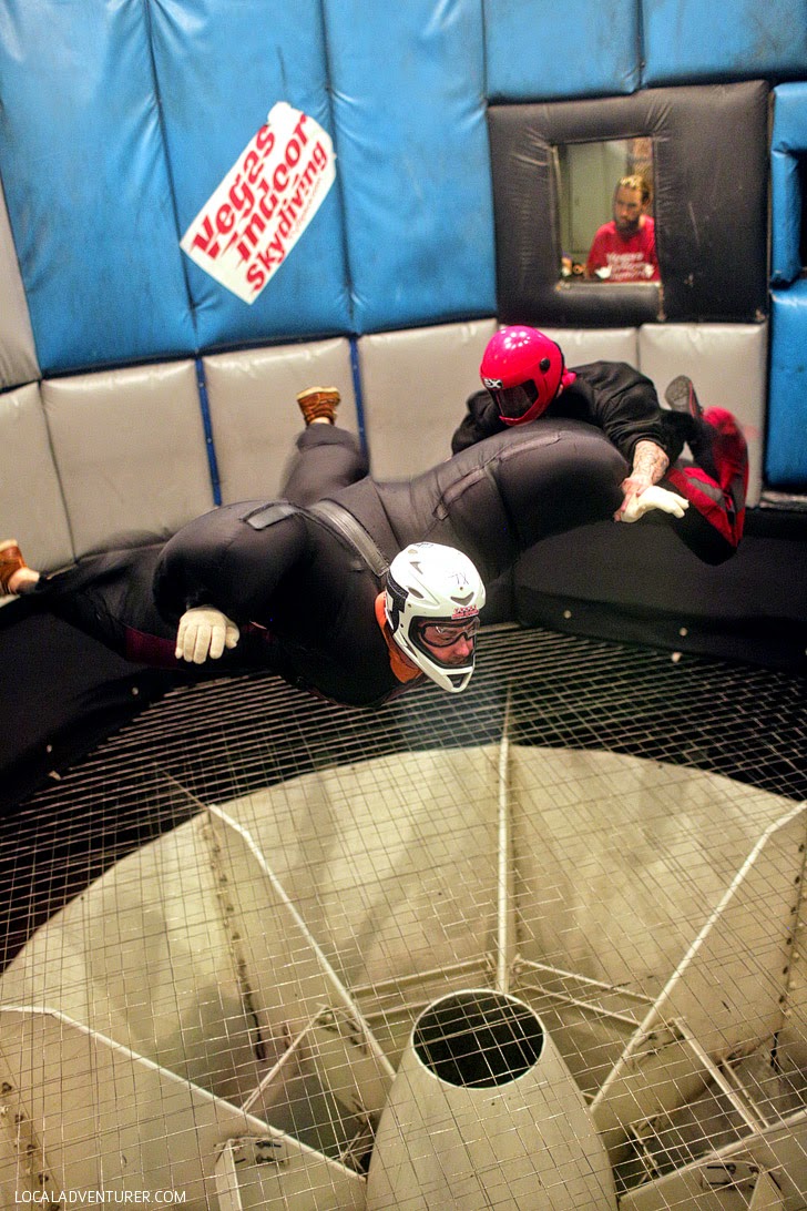  Las Vegas Indoor Skydiving // Las Vegas Activities for Kids.