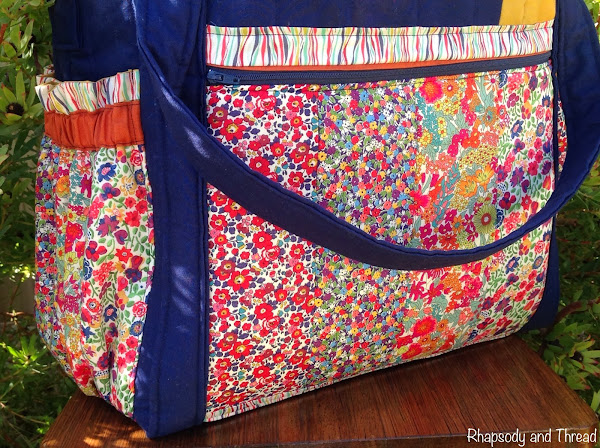Liberty Nappy Bag by Rhapsody and Thread