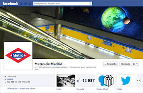 Metro de Madrid supera los 41.700 seguidores en las redes sociales