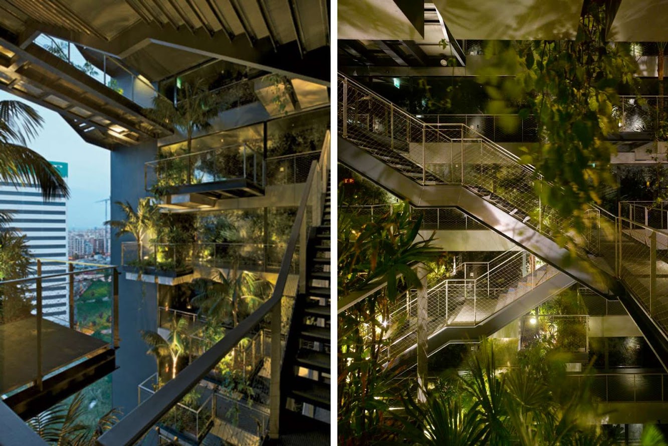 Vertical garden of Renaissance Barcelona Fira Hotel by