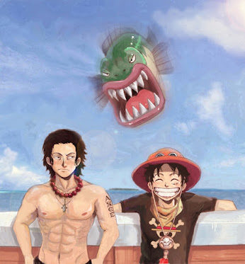 ONE PIECE !  - Page 4 Ace_and_Luffy_by_Bayko_by_Bayko