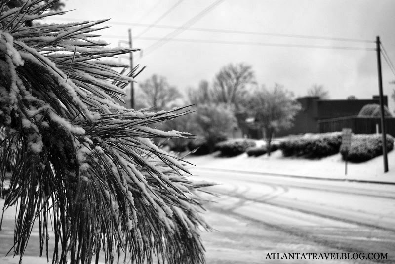 Черно-белая Атланта зимой