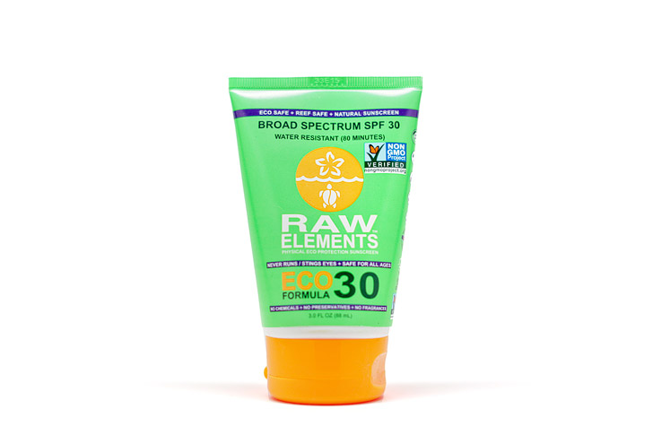 Raw Elements Susncreen (EWG Sunscreen Guide 2015).