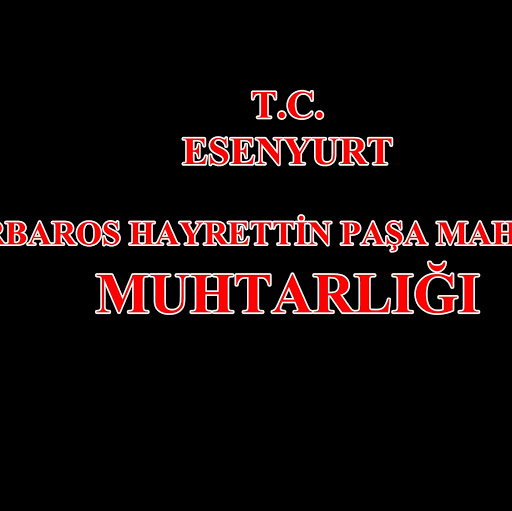 BARBAROS HAYRETTİN PAŞA MUHTARLIĞI / ESENYURT logo