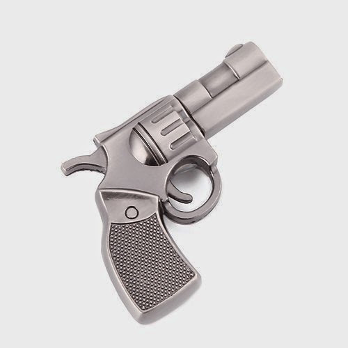  High Quality 64GB Metal Gun shape USB Flash drive
