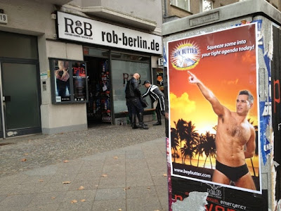 Boy Butter posters line Berlin streets for upcoming Folsom Europe