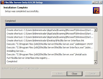 Descarga e instalacin de FileZilla Server en Microsoft Windows Server 2008