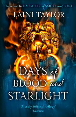 Review Days Of Blood And Starlight Daughter Of Smoke And Bone 2 By Laini Taylor