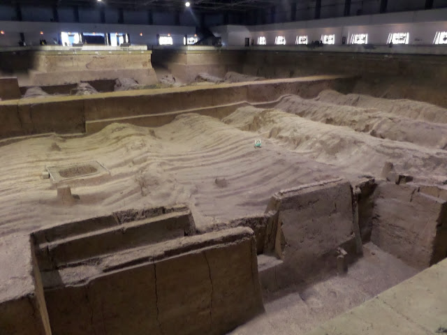 Pit 3, still in excavations - the Terracotta Army, Xian, China