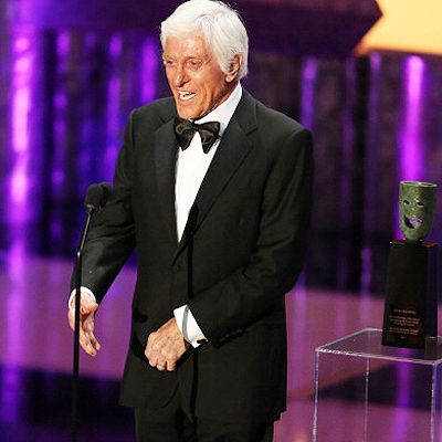 Actor Dick Van Dyke accepts the Life Achievement Award onstage during the 19th Annual Screen Actors Guild Awards at The Shrine Auditorium on January 27, 2013 in Los Angeles, California. 