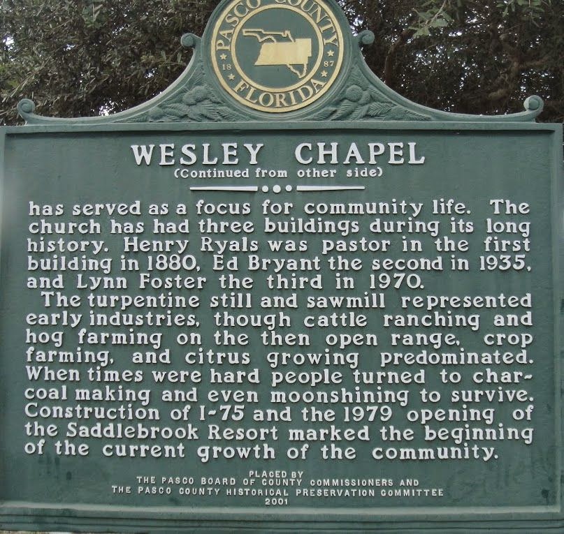 Wesley Chapel History