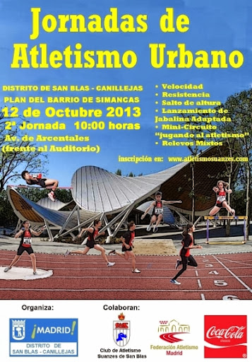 cartel Jornada Atletismo Urbano