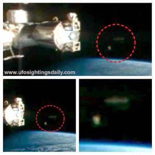 Two Ufos Follow The International Space Station In Orbit Jan 1 2013