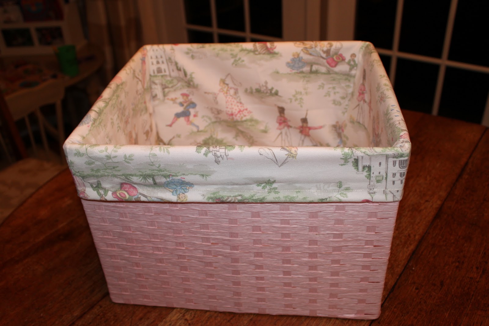 HOUSEography DIY Fabric Basket Liner