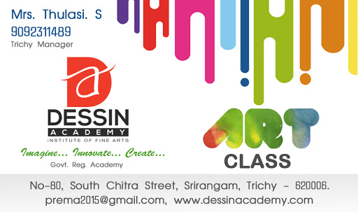 Drawing and Painting Classes in Trichy, Dessin Academy, No : 80, South Chitra Street, Srirangam, Tiruchirappalli, Tamil Nadu 620006, India, Painting_Class, state TN
