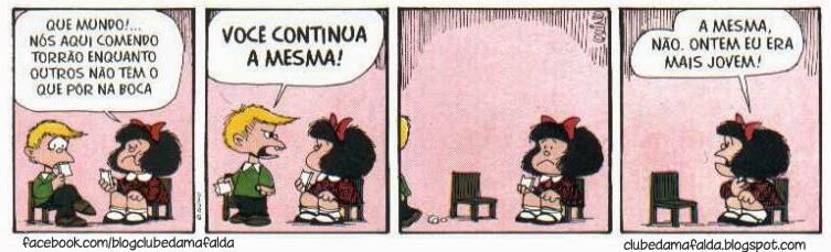 Clube da Mafalda:  Tirinha 724 