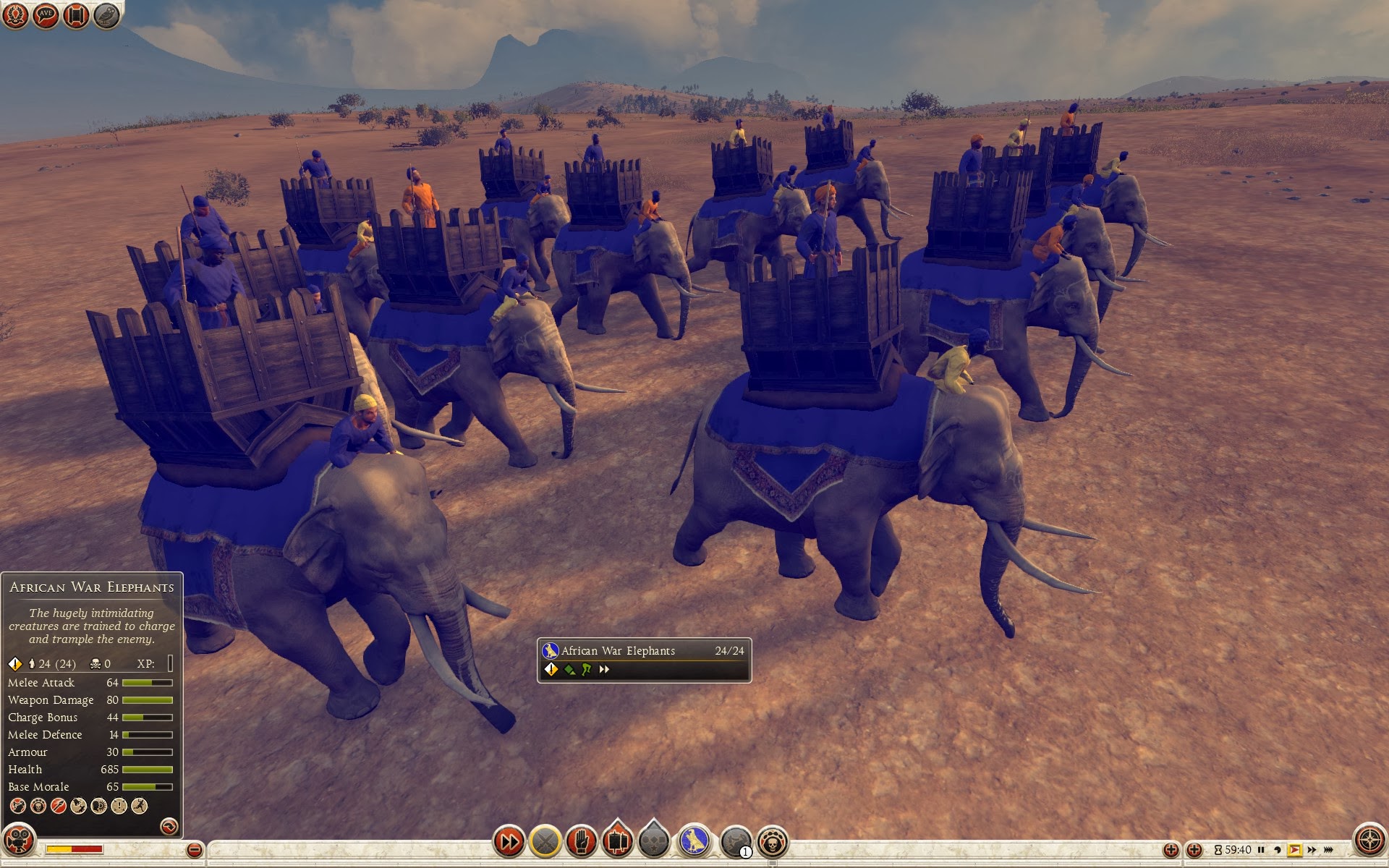 Африканские боевые слоны