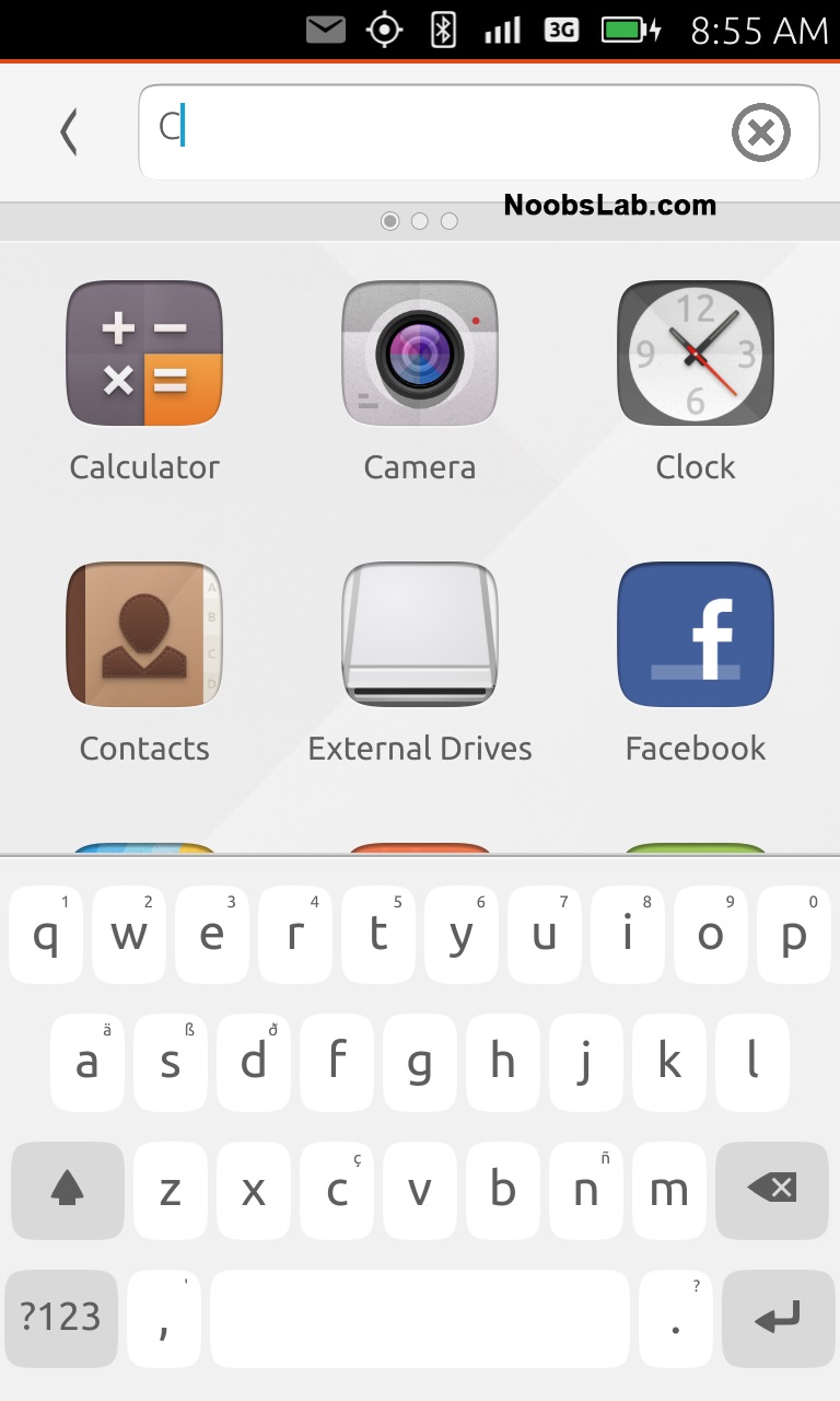 Ubuntu Touch search
