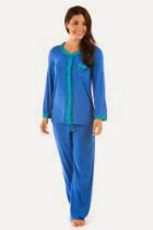 <br />Womens Luxury Pajamas Set (Eco Nirvana); Perfect Bliss in Bamboo Viscose; Texere