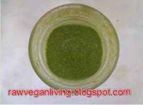 inside green smoothie