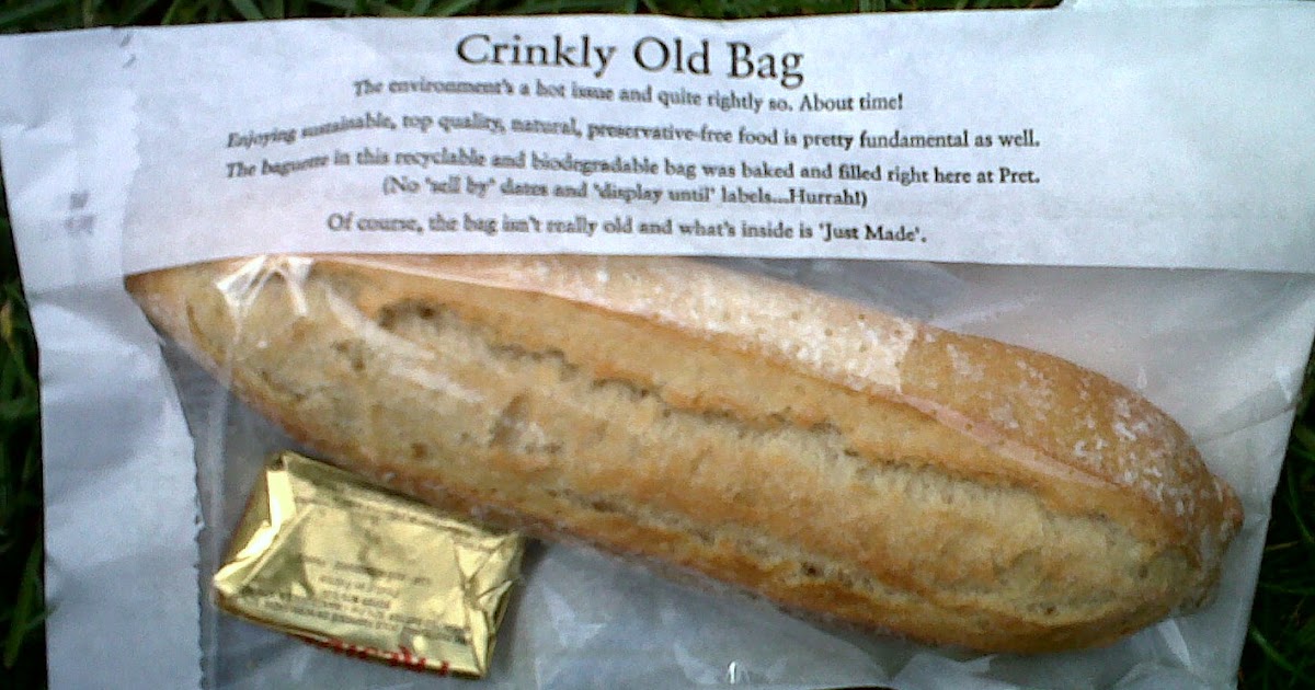 Western Independent: Pret A Manger's Crinkly Old Bag